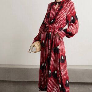 Altuzara. Peirene Burnt Red Teardrop Dress